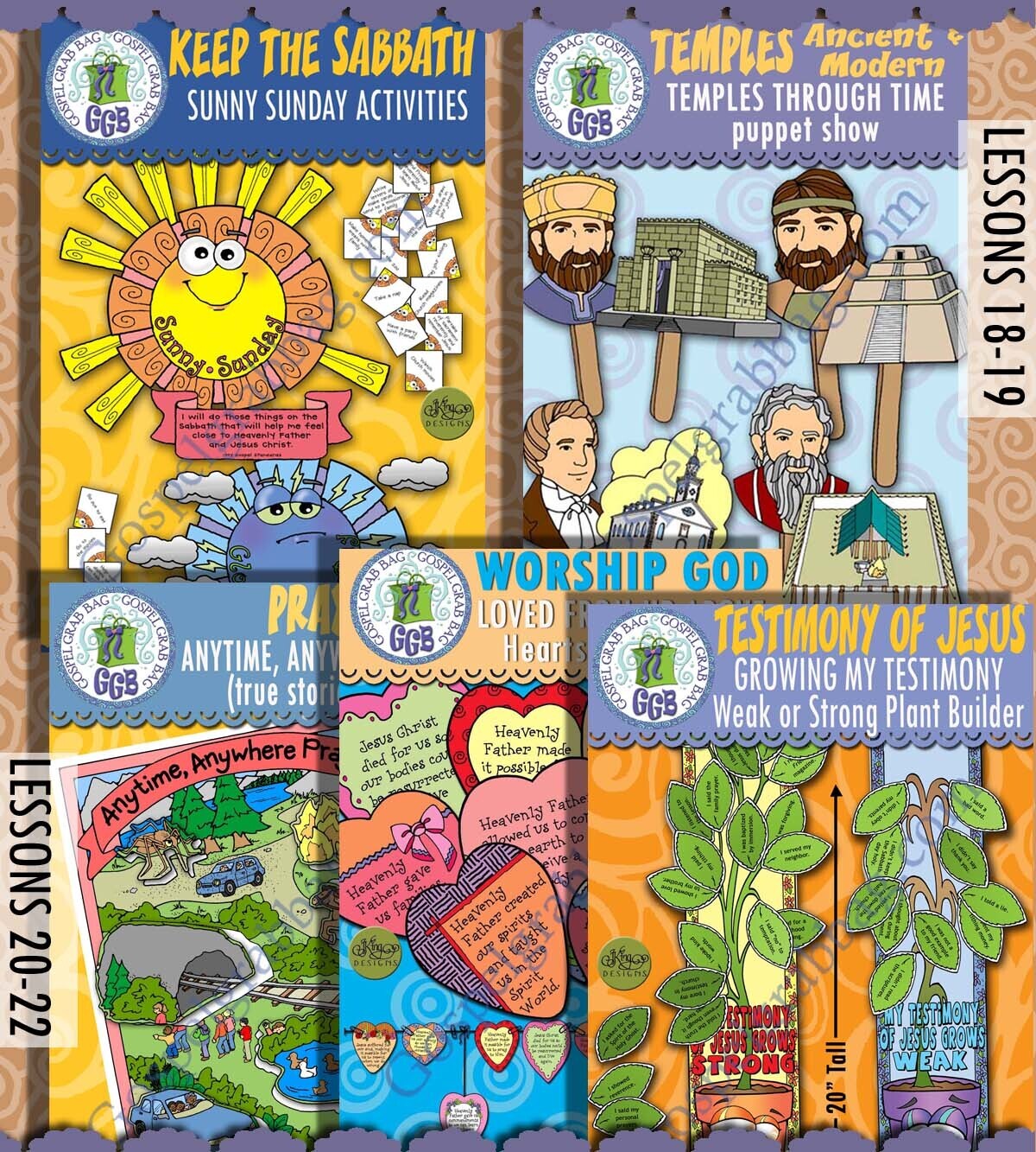 CFM Old Testament May 2022 All Ages BUNDLE - Post-and-Present Activities
