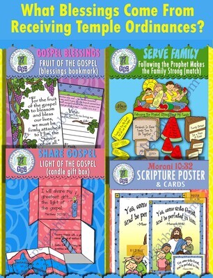 Youth Doctrinal Class "What Blessings Come From Receiving Temple Ordinances?" July 24, 2022 BUNDLE 1