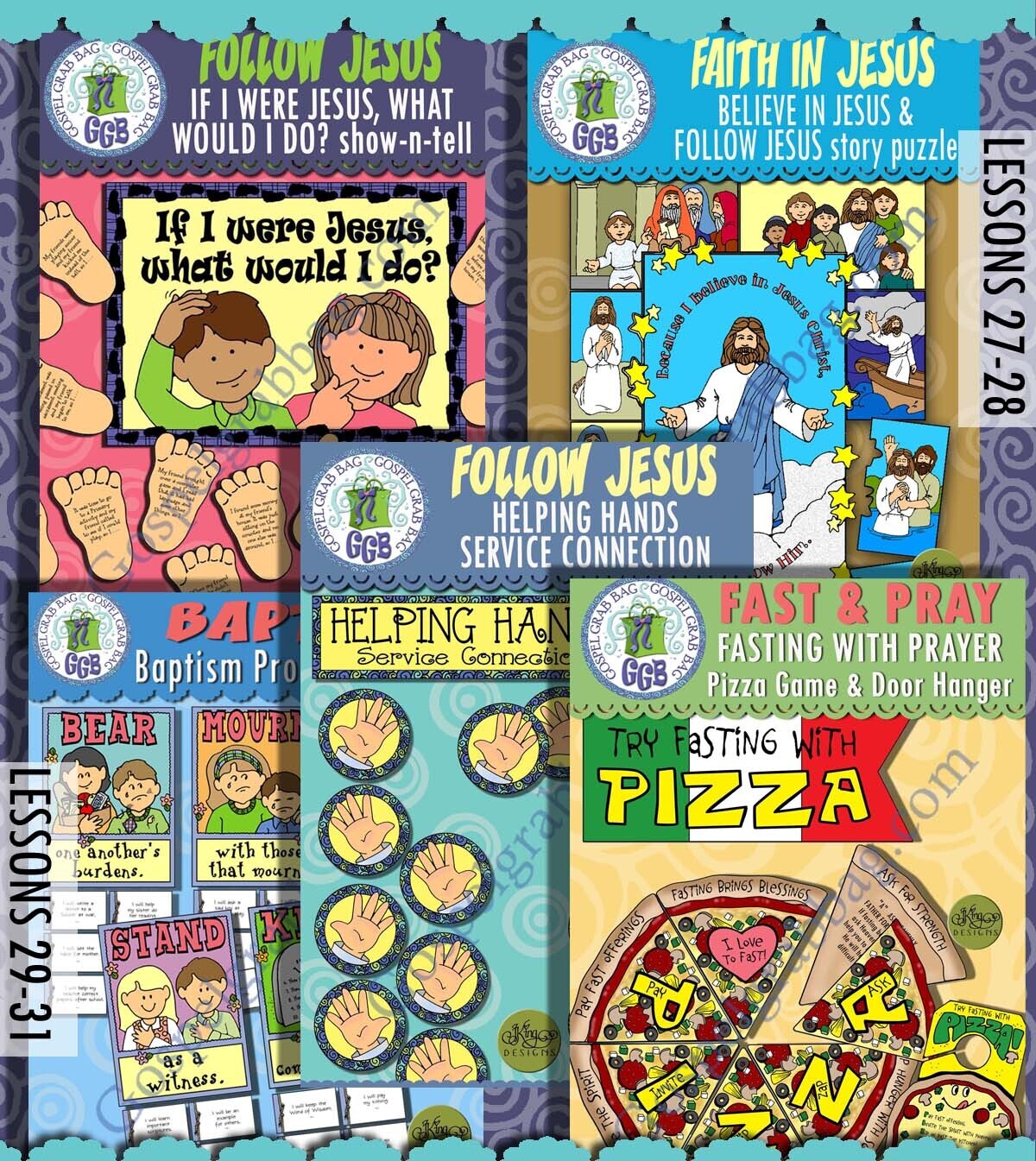 CFM Old Testament July 2022 All Ages BUNDLE - Post-and-Present Activities