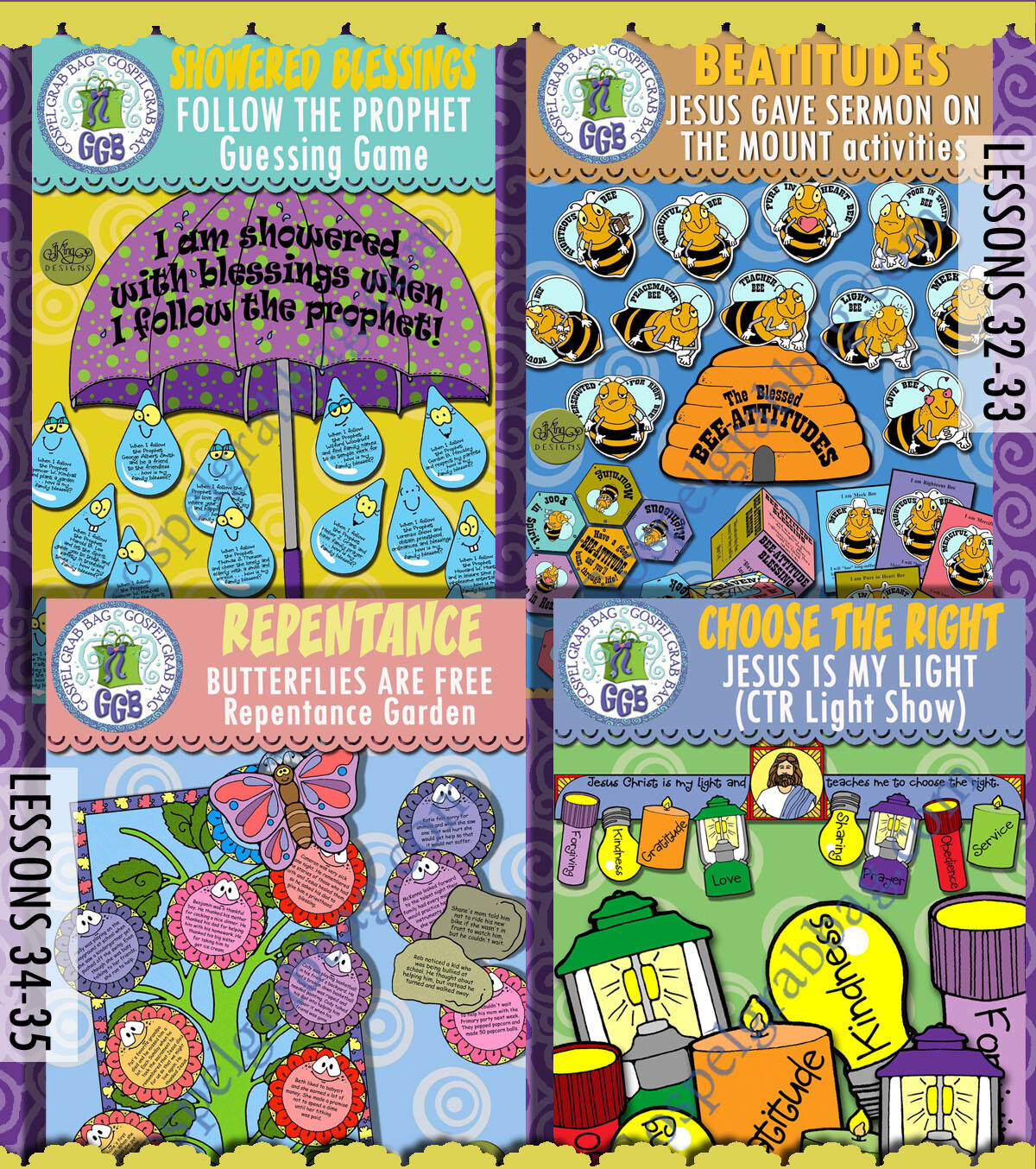CFM Old Testament August 2022 All Ages BUNDLE - Post-and-Present Activities