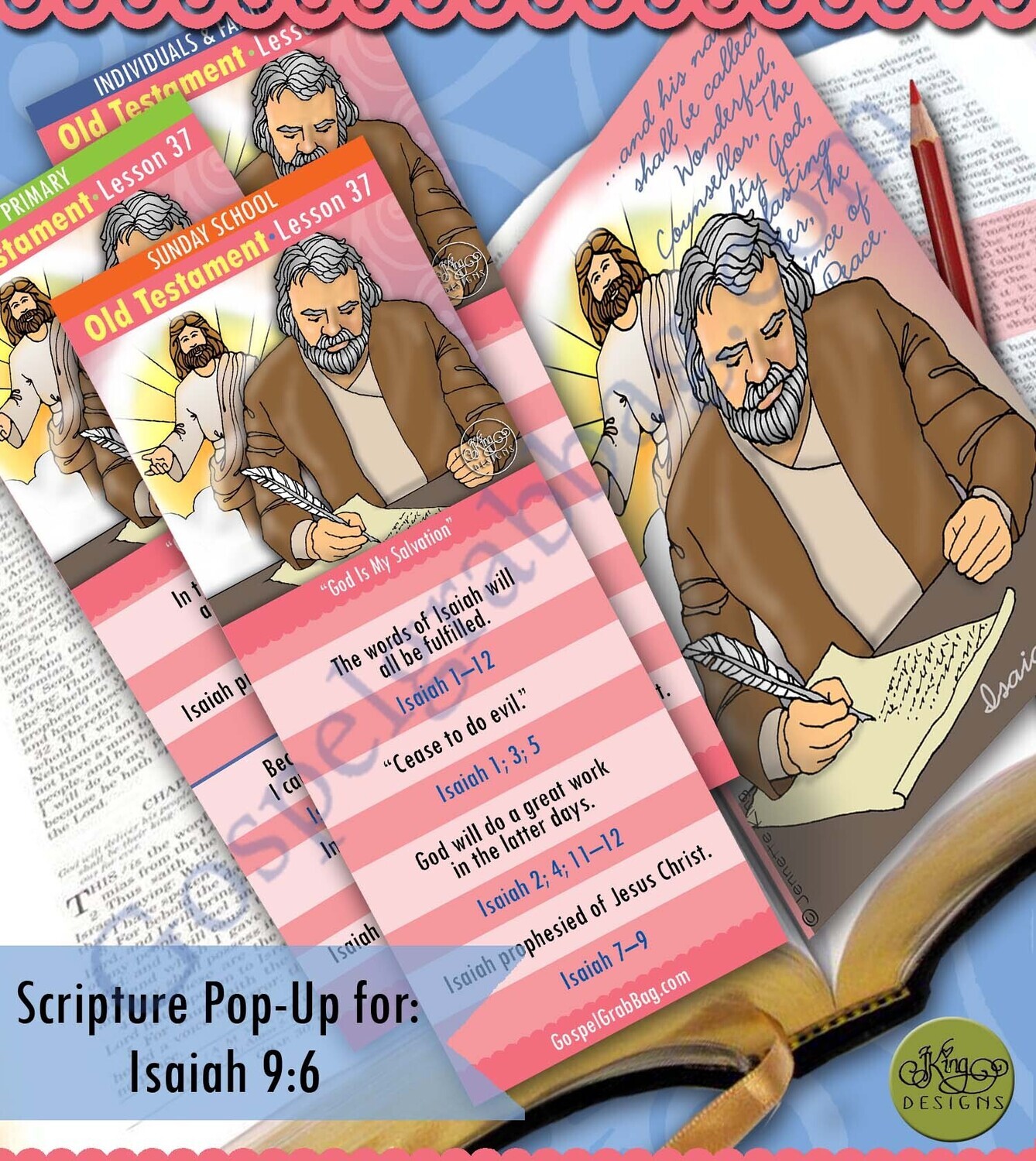 Scripture Pop-Up &amp; Bookmark: CFM OT Sept. Week 2 Lesson 37