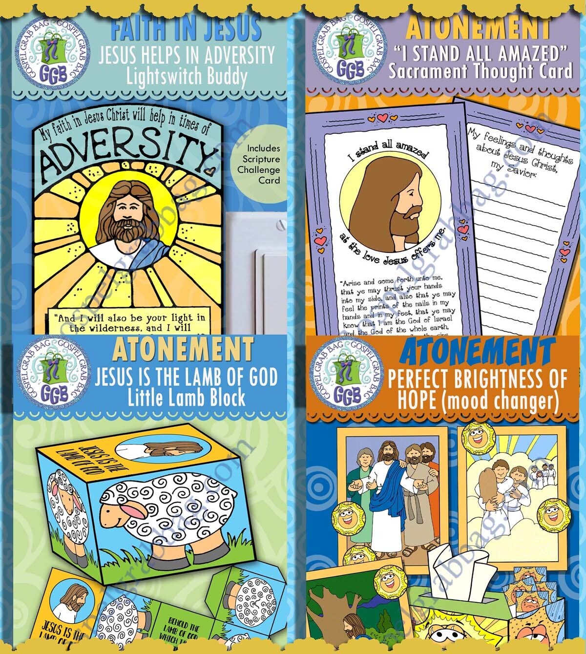 Sunday School Class &quot;He Hath Borne Our Griefs, and Carried Our Sorrows&quot; October (week 1) BUNDLE
