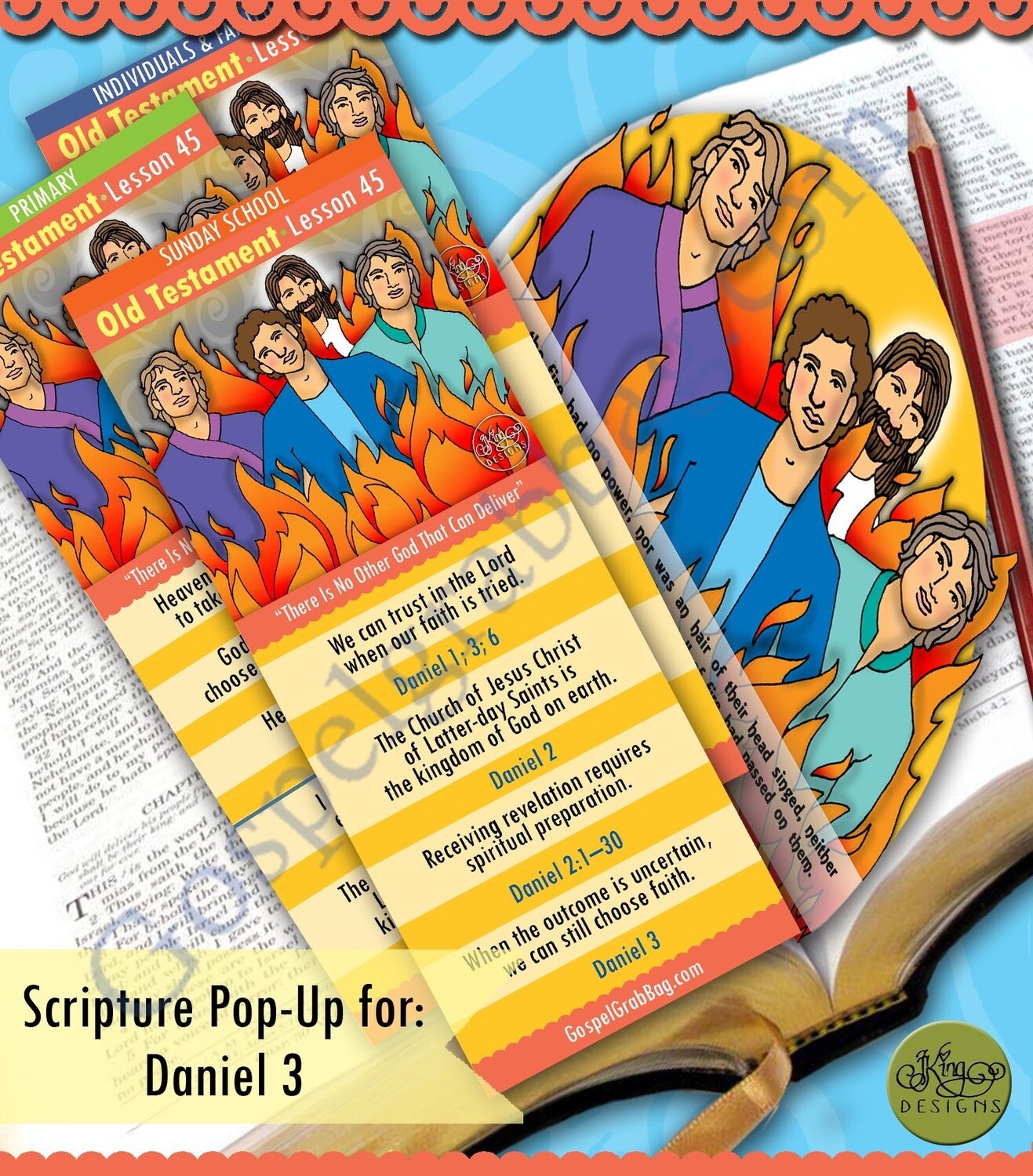Scripture Pop-Up &amp; Bookmark: CFM OT Nov. Week 1 Lesson 45