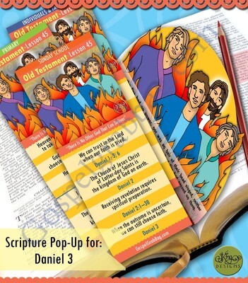 Scripture Pop-Up &amp; Bookmark: CFM OT Nov. Week 1 Lesson 45