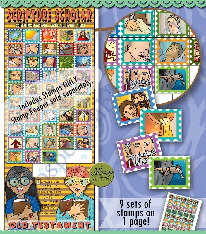 Scripture Scholar November Stamps (Old Testament)