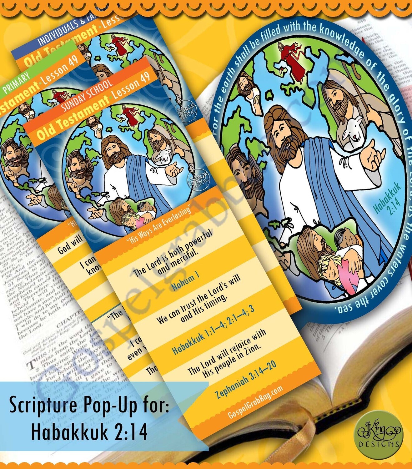 Scripture Pop-Up &amp; Bookmark: CFM OT Dec. Week 1 Lesson 49