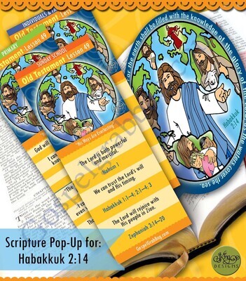 Scripture Pop-Up &amp; Bookmark: CFM OT Dec. Week 1 Lesson 49