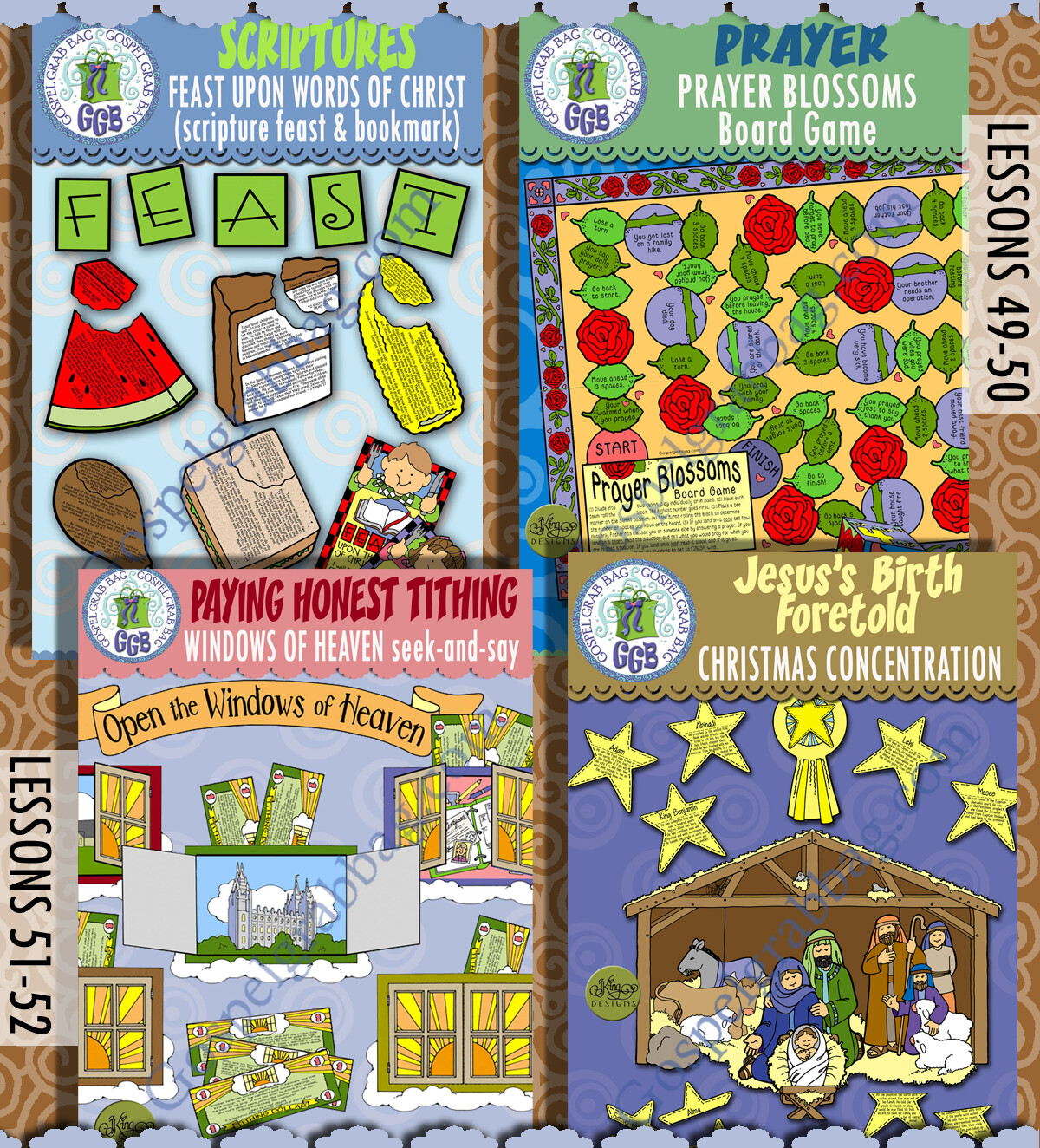 CFM Old Testament December 2022 All Ages BUNDLE - Post-and-Present Activities