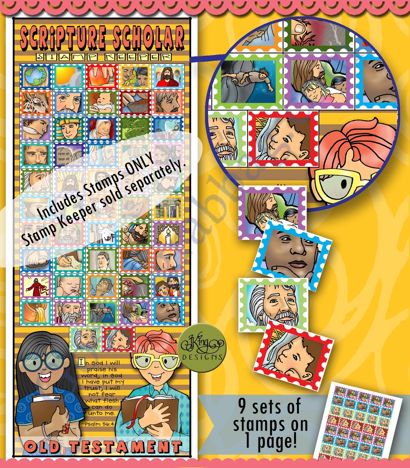 Scripture Scholar December Stamps (Old Testament)