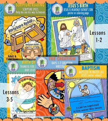 CFM New Testament January 2023 Ages 1-5 BUNDLE - Activities