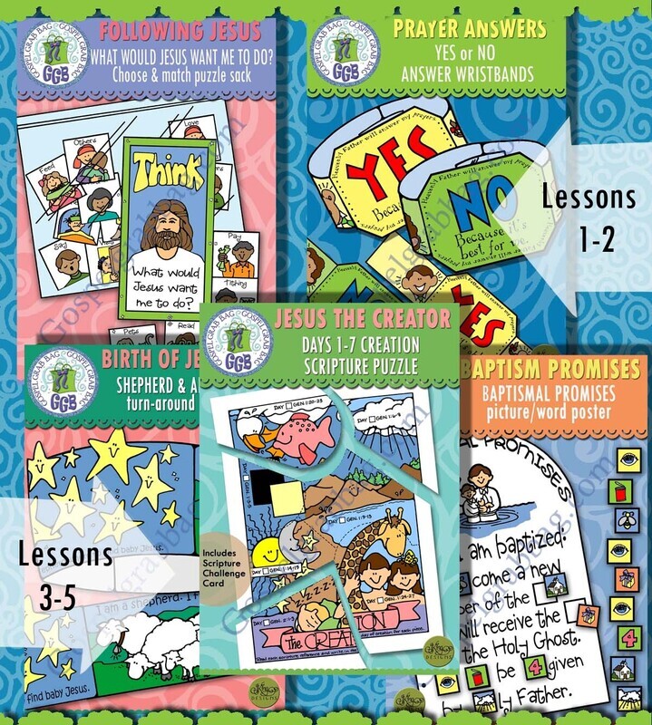 CFM New Testament January 2023 Ages 4-7 BUNDLE - Activities