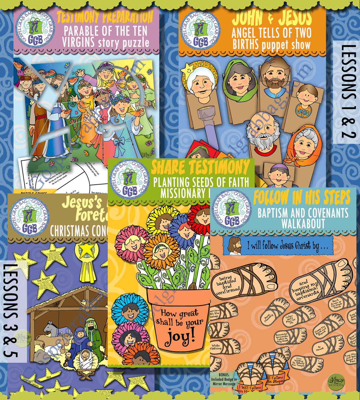 CFM New Testament January 2023 All Ages BUNDLE - Post-and-Present Activities