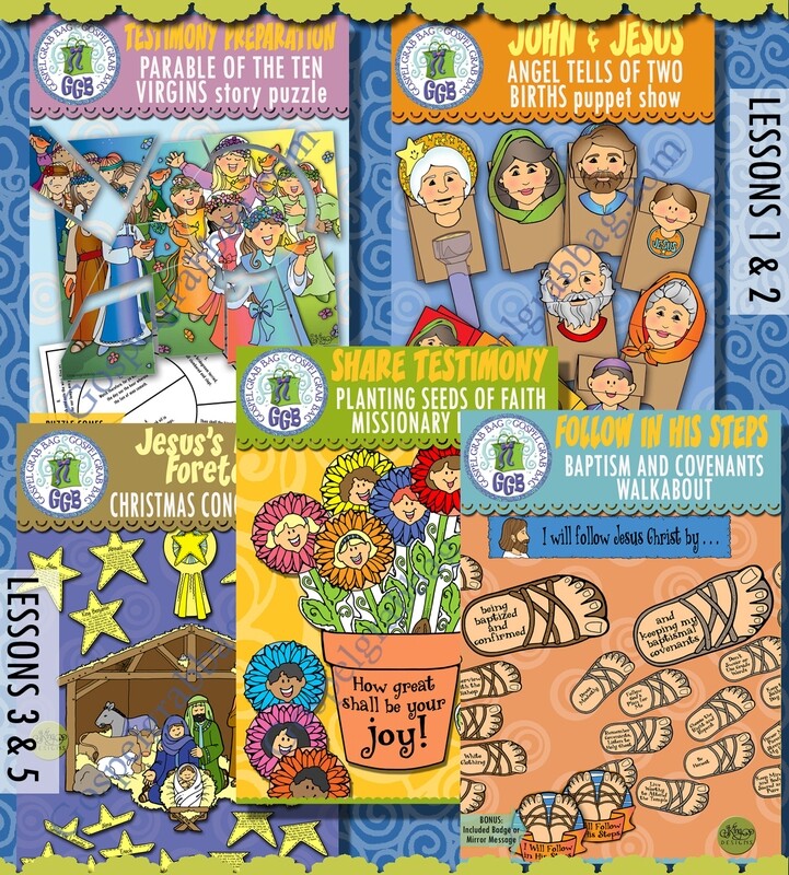 CFM New Testament January 2023 All Ages BUNDLE - Post-and-Present Activities