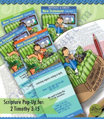 Scripture Pop-Up &amp; Bookmark: CFM NT- Lesson 1