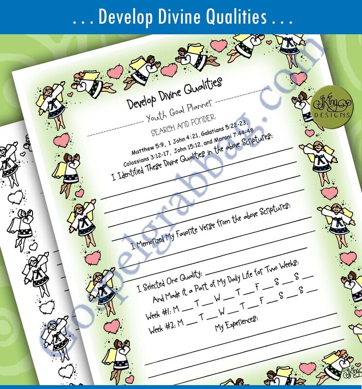 YOUTH GOAL PLANNER Develop Divine Qualities