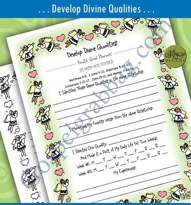 YOUTH GOAL PLANNER Develop Divine Qualities