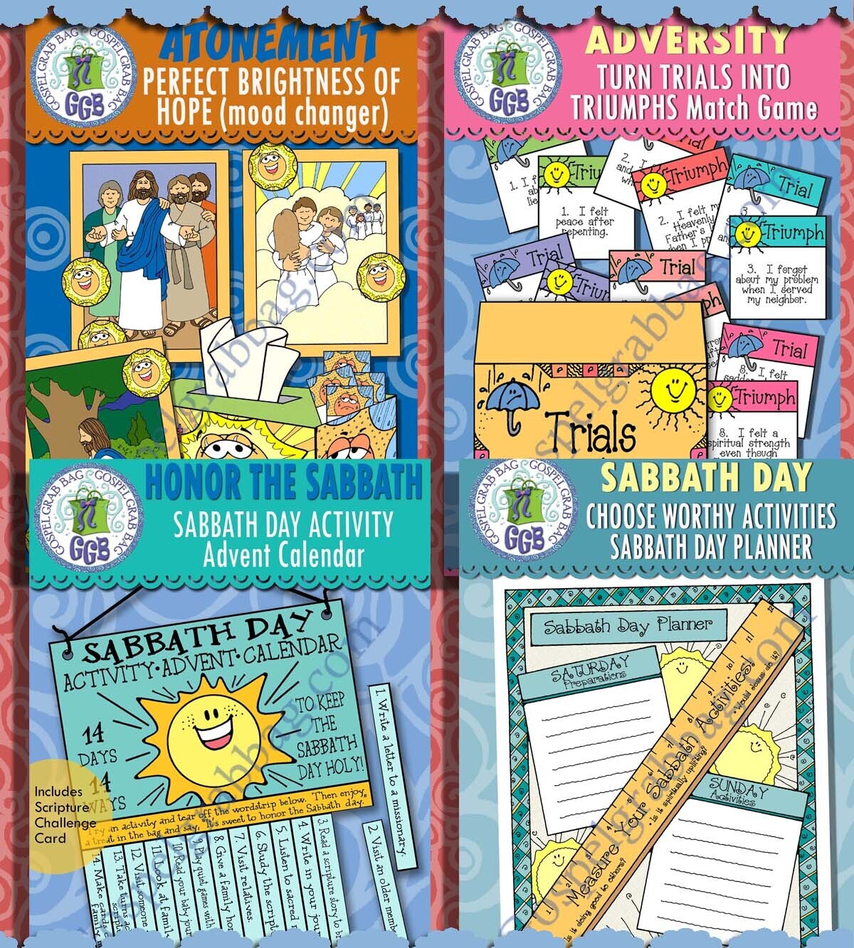 Sunday School Class &quot;I Will Give You Rest&quot; March (week 3) BUNDLE