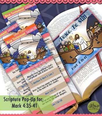 Scripture Pop-Up &amp; Bookmark: CFM NT- Lesson 10