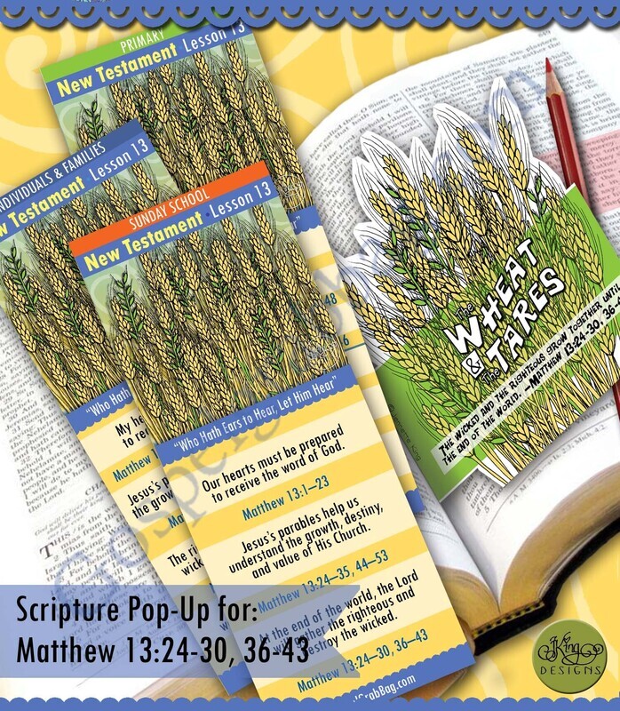 Scripture Pop-Up &amp; Bookmark: CFM NT- Lesson 13