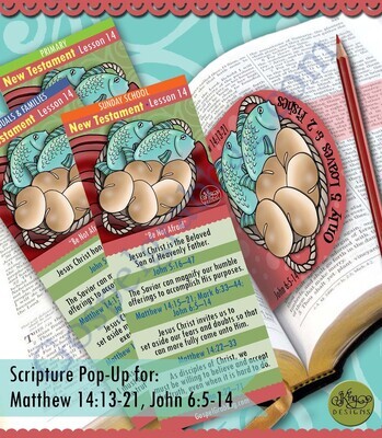 Scripture Pop-Up &amp; Bookmark: CFM NT- Lesson 14