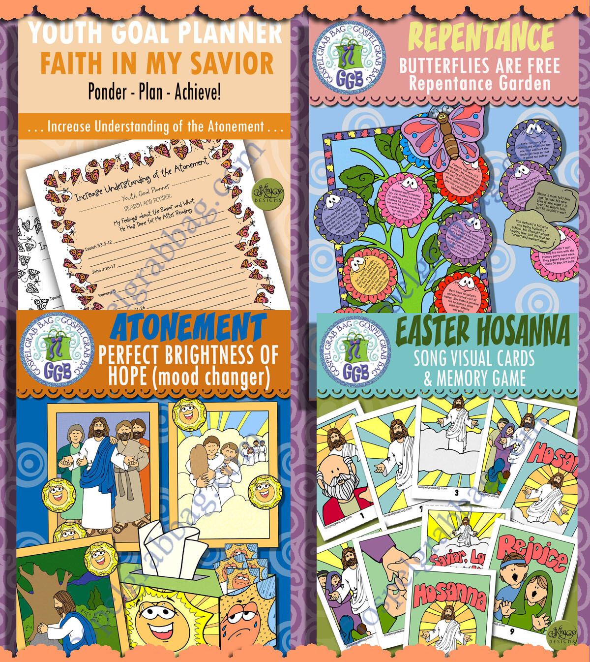 Sunday School Class &quot;O Grave, Where Is Thy Victory?&quot; April (week 2) BUNDLE