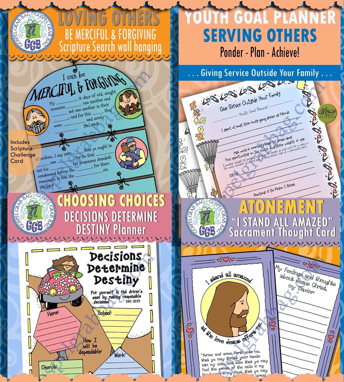 Sunday School Class &quot;What Shall I Do to Inherit Eternal Life?&quot; April (week 4) BUNDLE