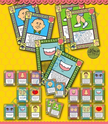 Resurrection Miracles match game - Easter