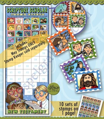 Scripture Scholar May Stamps (New Testament)