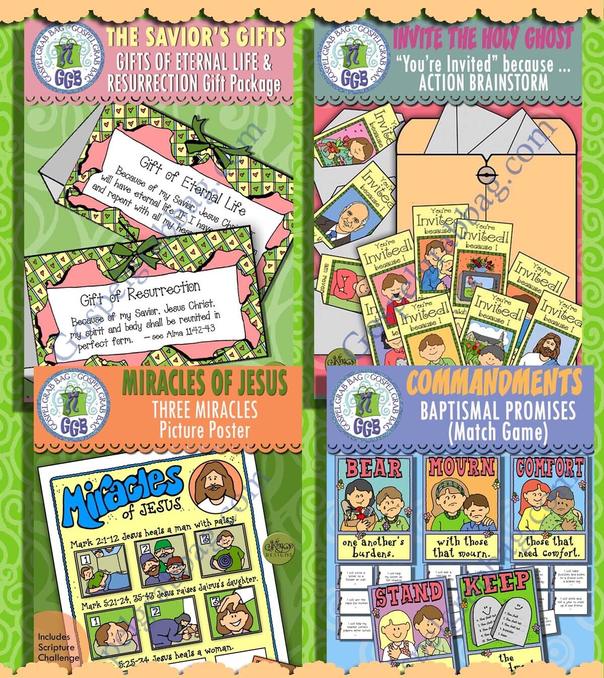 Sunday School Class &quot;He Is Risen&quot; July (week 1) BUNDLE