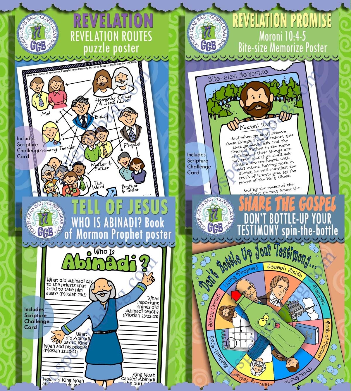 Sunday School Class &quot;Ye Shall Be Witnesses unto Me&quot; July (week 2) BUNDLE