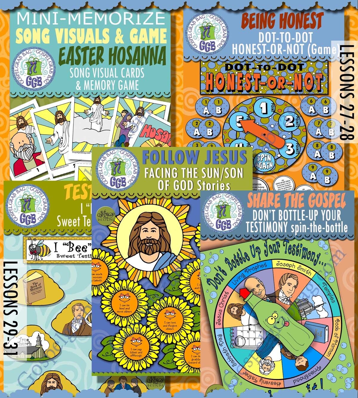CFM New Testament July 2023 All Ages BUNDLE - Post-and-Present Activities