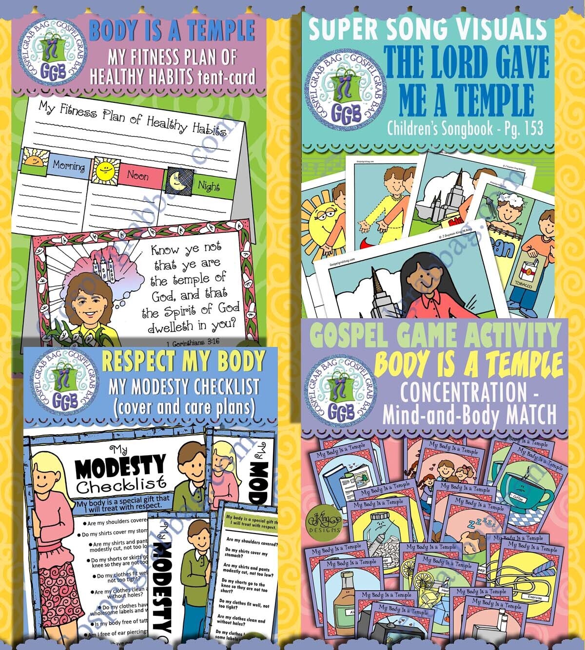 Youth Doctrinal Class &quot;How Can I Show That I Know My Body Is a Sacred Gift from God?&quot; August 27, 2023 BUNDLE 3