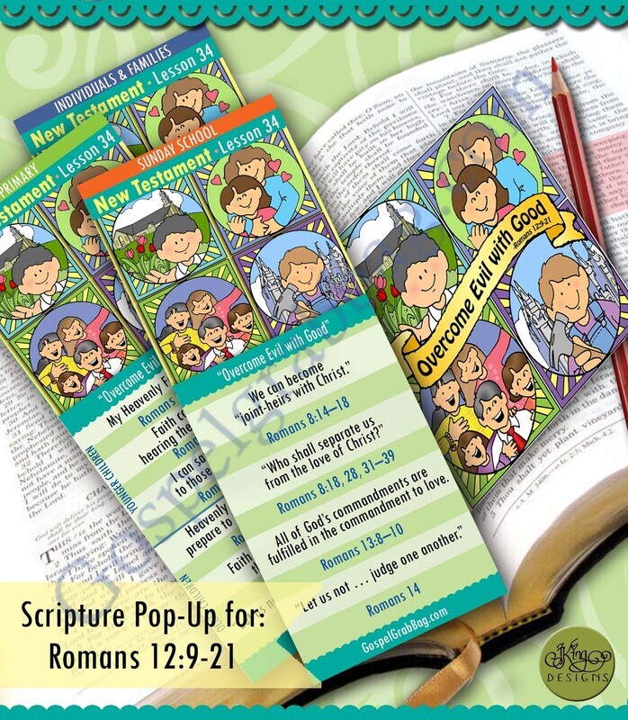 Scripture Pop-Up &amp; Bookmark: CFM NT- Lesson 34