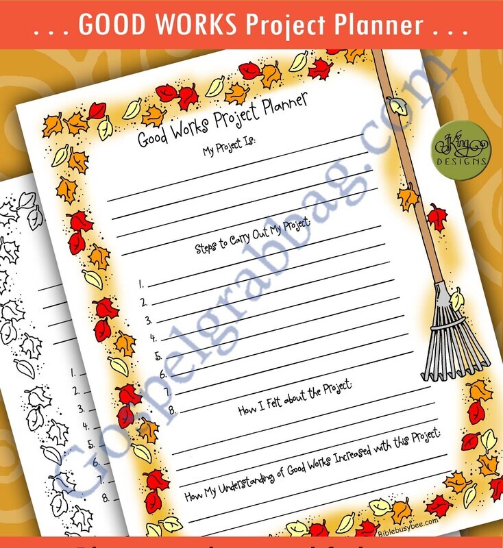 Youth Goal &quot;Good Works Project Planner&quot;