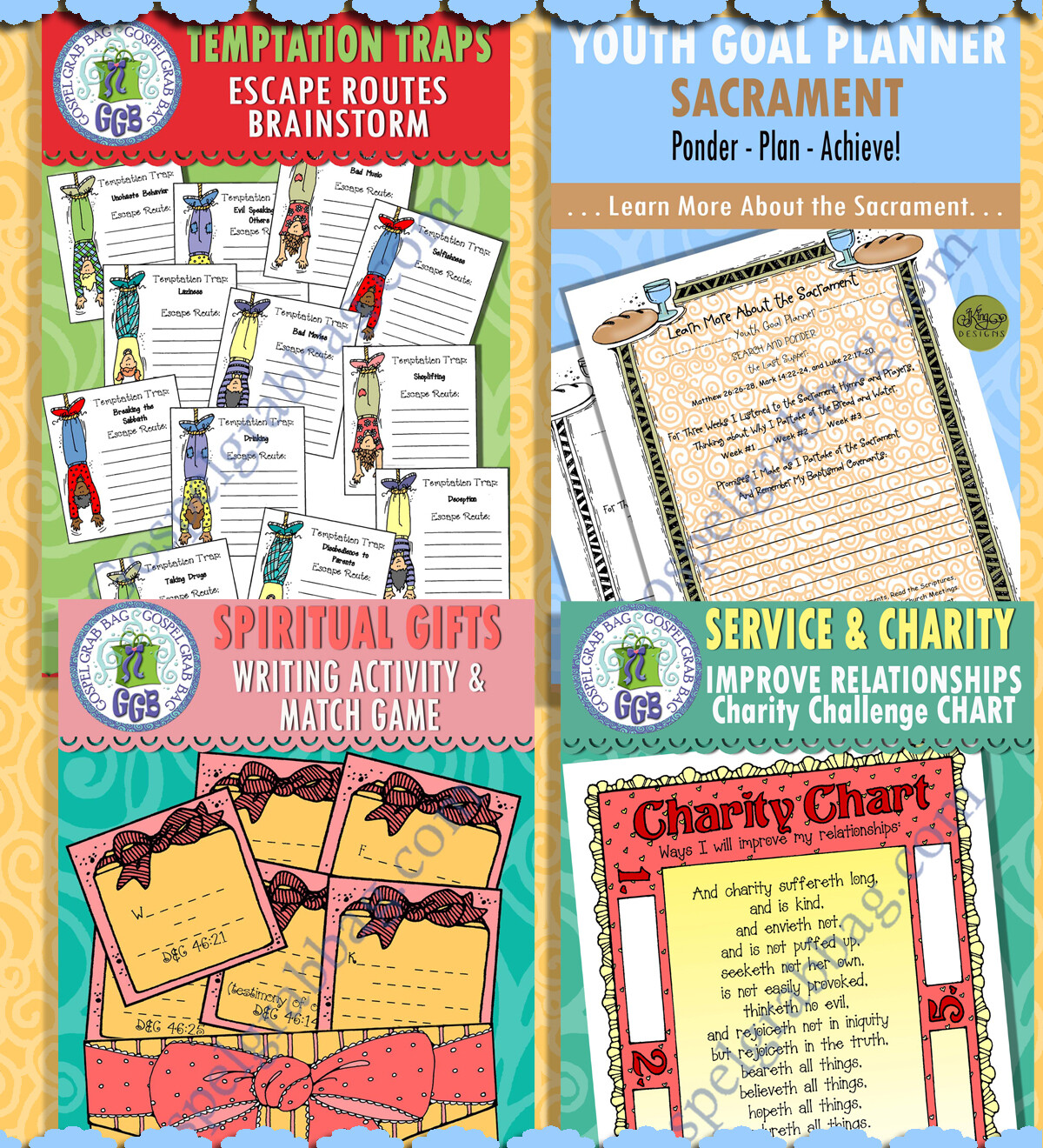 Sunday School Class &quot;Ye Are the Body of Christ&quot; September (week 1) BUNDLE