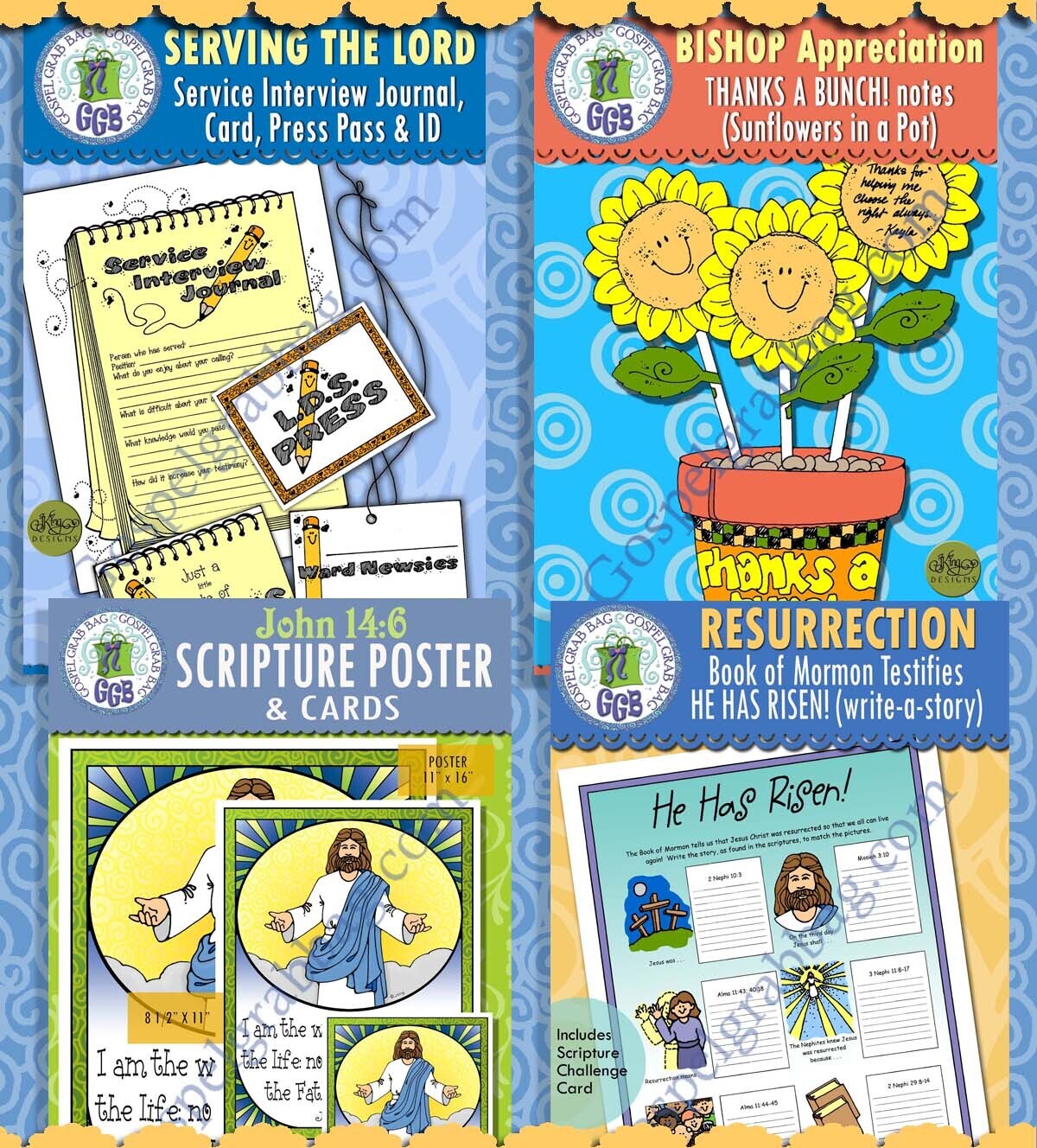 Sunday School Class &quot;God Is Not the Author of Confusion, but of Peace&quot; September (week 2) BUNDLE