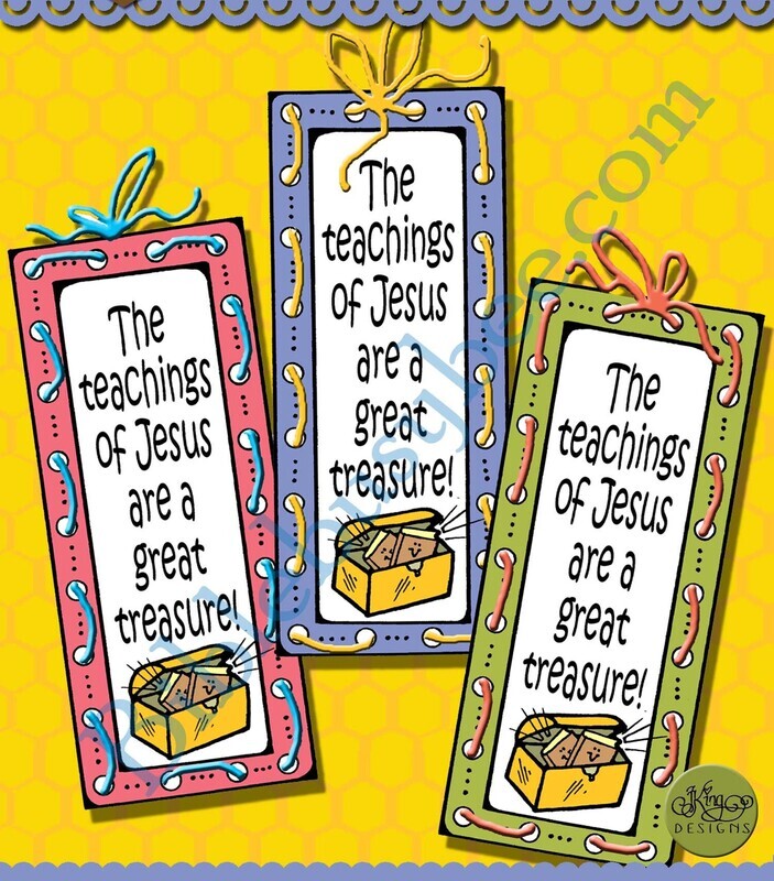 Teachings of Jesus are a Great Treasure bookmark