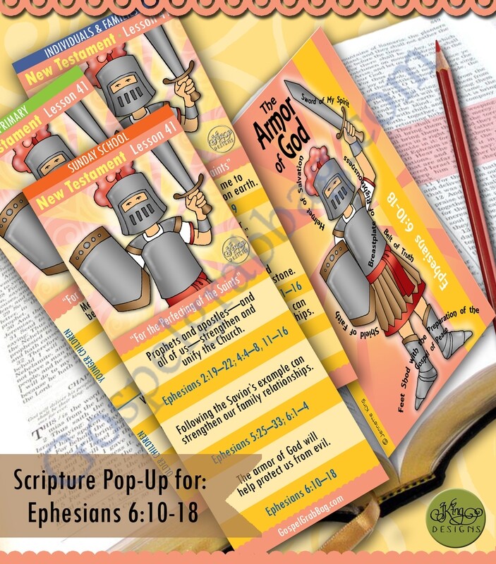 Scripture Pop-Up &amp; Bookmark: CFM NT- Lesson 41