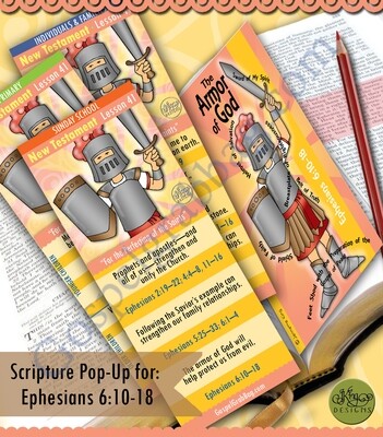 Scripture Pop-Up & Bookmark: CFM NT- Lesson 41