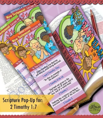 Scripture Pop-Up & Bookmark: CFM NT- Lesson 44
