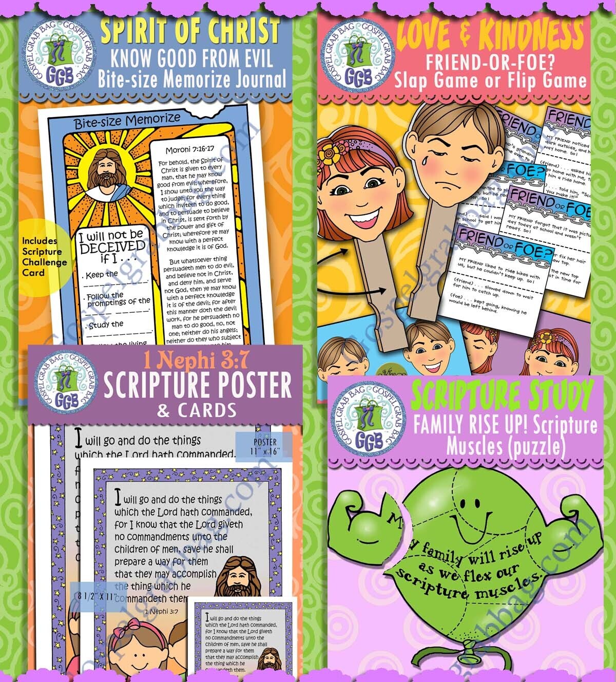 Sunday School Class &quot;Be Thou an Example of the Believers&quot; October (week 5) BUNDLE