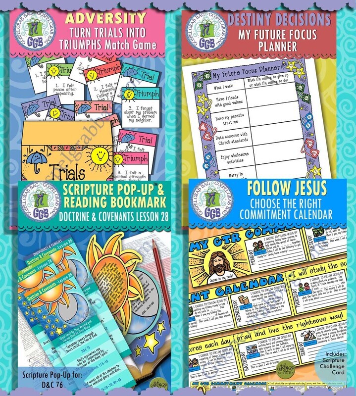 Sunday School Class “Rejoice with Joy Unspeakable and Full of Glory” November (week 4) BUNDLE