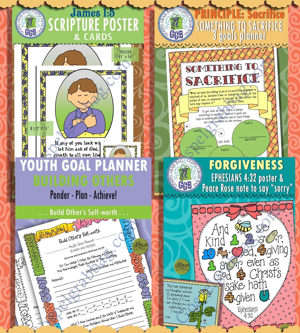 Sunday School Class “Be Ye Doers of the Word, and Not Hearers Only” November (week 3) BUNDLE