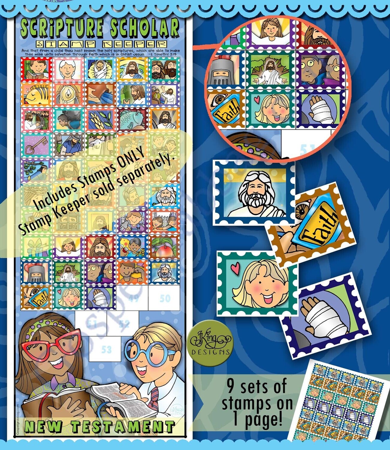 Scripture Scholar November Stamps (New Testament)