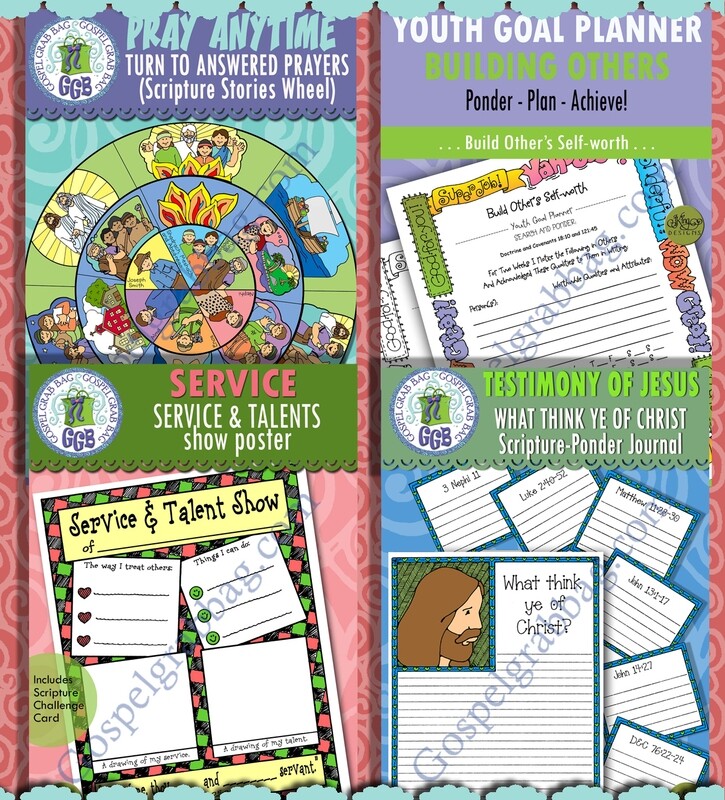 Youth Doctrinal Activities &quot;How Does Jesus Christ Make Heavenly Father’s Plan Possible?&quot; Dec. 10 Bundle 1