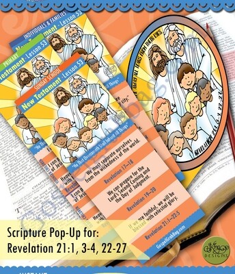 Scripture Pop-Up & Bookmark: CFM NT- Lesson 53