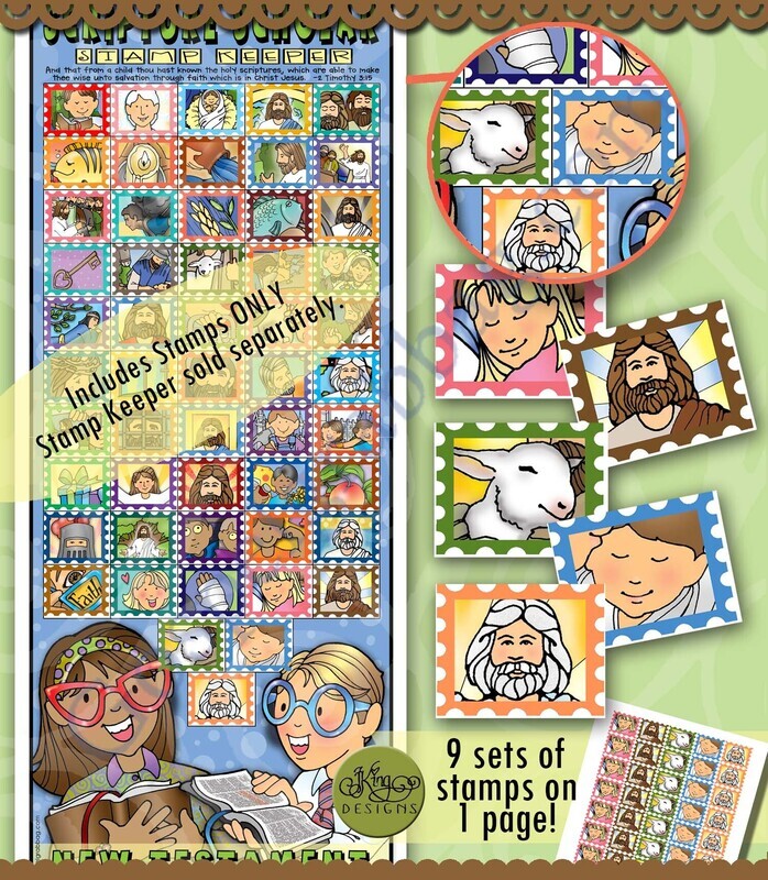 Scripture Scholar December Stamps (New Testament)