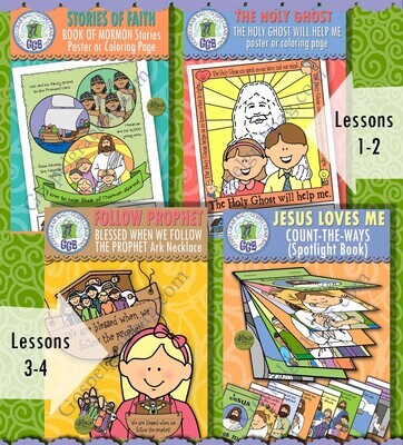 CFM Book of Mormon January 2024 Ages 1-5 BUNDLE - Activities