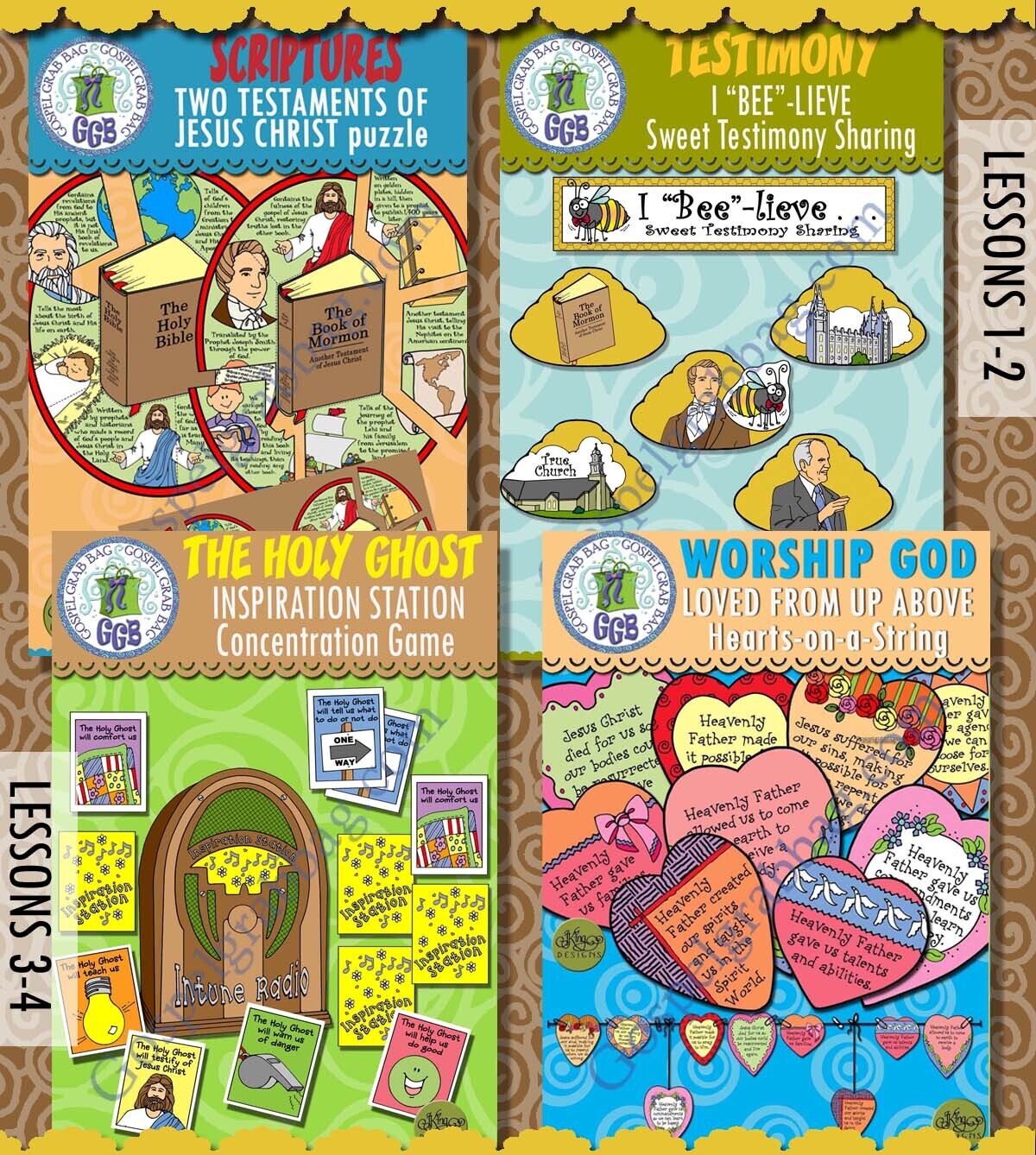 CFM Book of Mormon January 2024 All Ages BUNDLE - Post-and-Present Activities