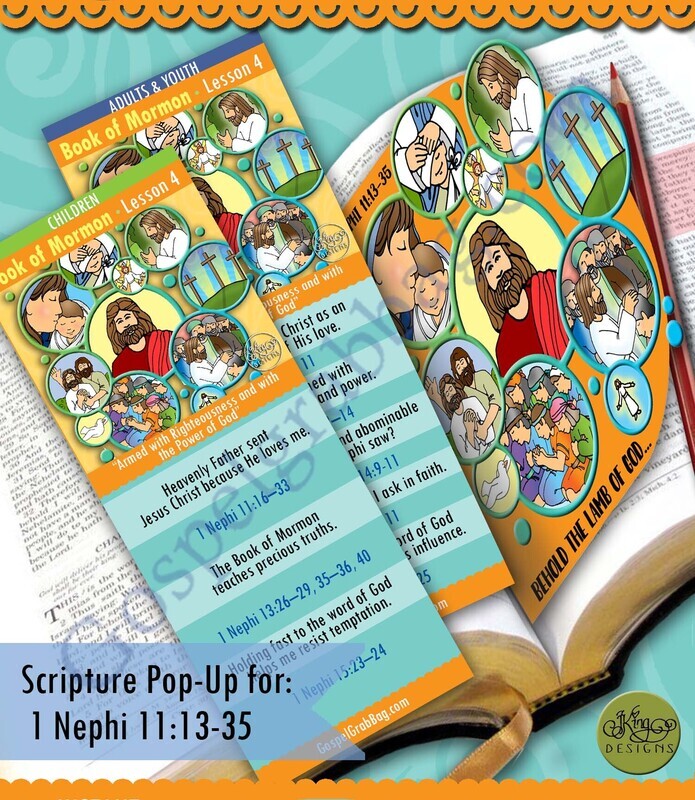 Scripture Pop-Up &amp; Bookmark: CFM BM- Lesson 4